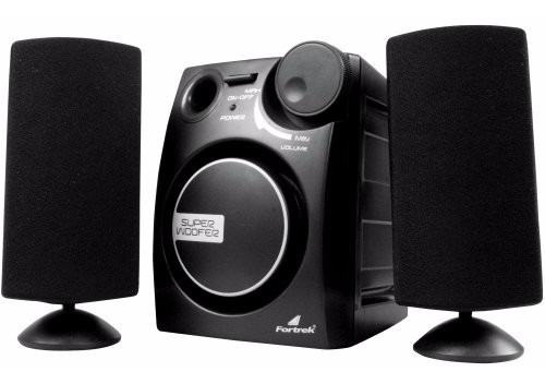 Caixa Multimídia 2.1 Subwoofer 9w Rms Ms2101 Fortrek Bivolt