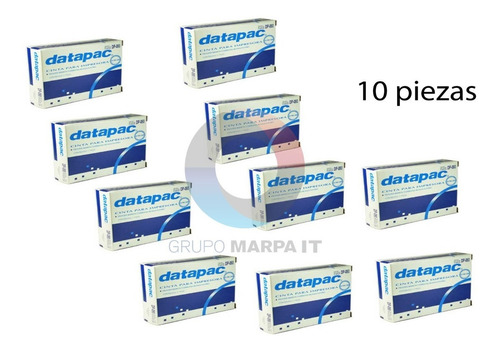 Pack 10 Cintas Datapac Erc-38b Negra Dp-080