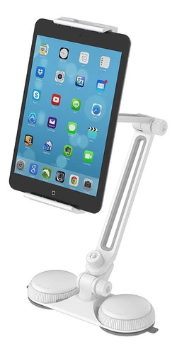 Soporte Ventosa Escritorio Tablet Para iPad 8'' Sabrent