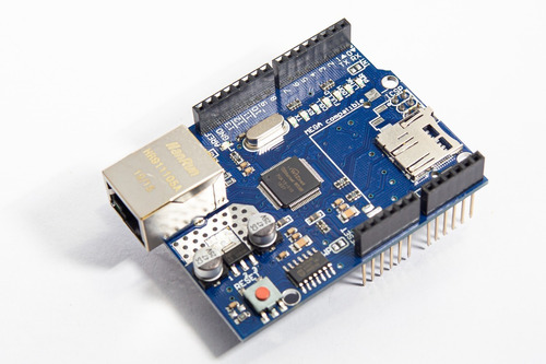 Imagen 2 de 6 de Ethernet W5100 R3 Shield + Lector Sd Arduino