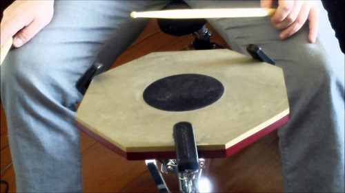 Imagem 10 de 10 de Pad Estudo Rudimento Baterista Nº10 Ta 554 Face Dupla