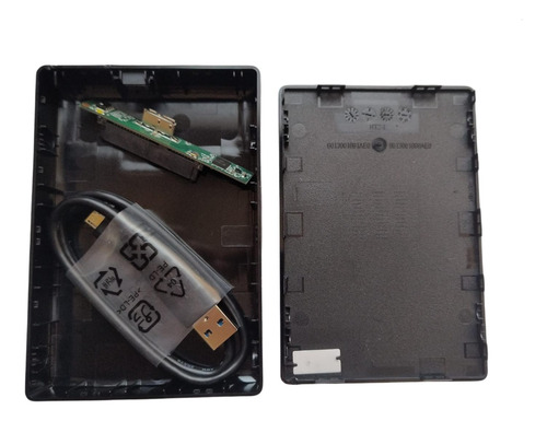 Adaptador Seagate, Usc-c Con Cable Y Carcasa Para Disco Duro Negro