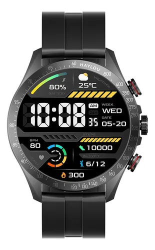 Haylou Solar Pro Smartwatch 1.43'' Amoled Pantalla Deportivo Color de la  caja Negro Color de la correa Negro Color del bisel Negro