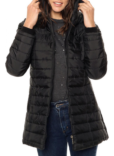 Camperon Mujer Inflada Abrigada Campera Invierno Clasica 