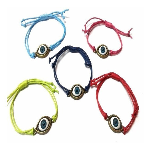 Pulseras Con Diseño De Ojo Fashion Feng Sh Suerte Color