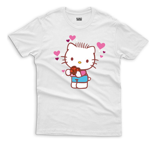 Combo Playeras Pareja Sanrio Helo Kitty Novios San Valentin