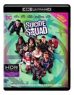 Escuadrón Suicida 4k Ultra Hd + Blu-ray