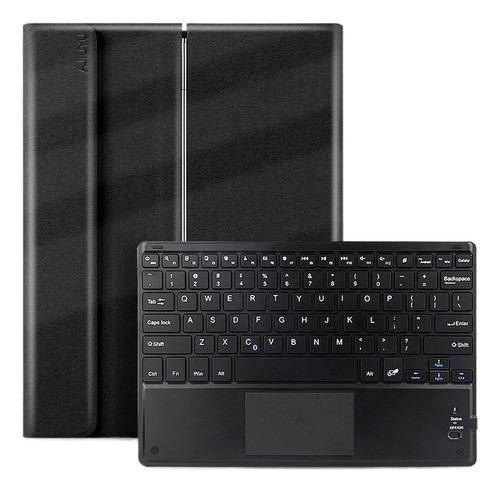 ª Capa Com Teclado Bluetooth Touchpad Para Nokia T20 Azul
