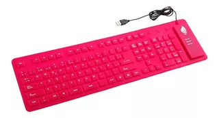 Teclado Para Pc Qwerty Green Leaf Flexible 18-8338