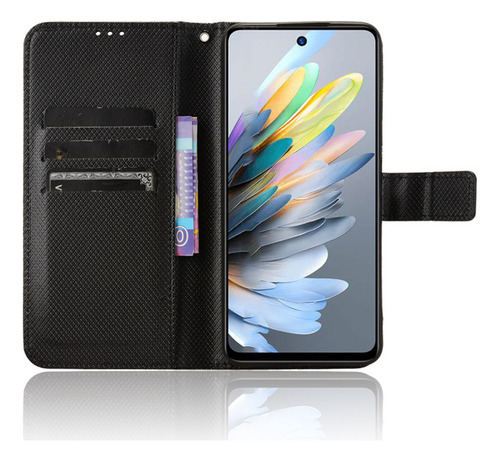 Case For Zte Blade A35 A55 A75 Estampado De Diamante+mica
