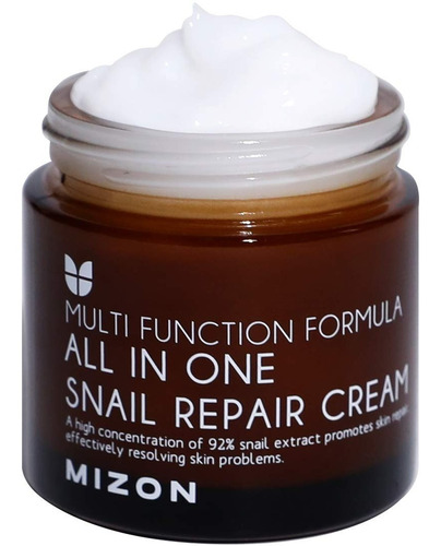 Imagen 2 de 2 de Mizon Repair Cream , Crema Reparadora De Caracol Todo En Uno