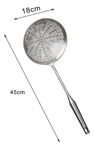 Colador De Araña, Cuchara Para Escurrir Espaguetis 18 Cm