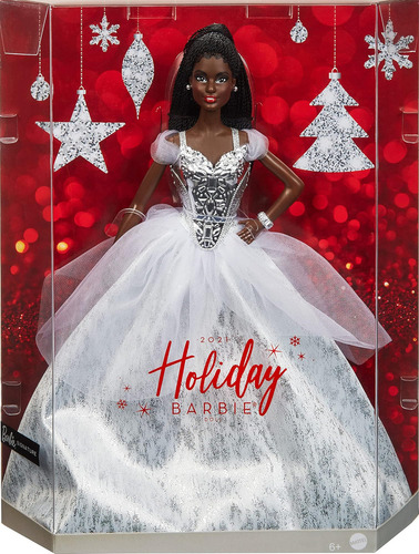Muñeca Barbie Signature 2021 Holiday 12 Pulgadas, Cabello T
