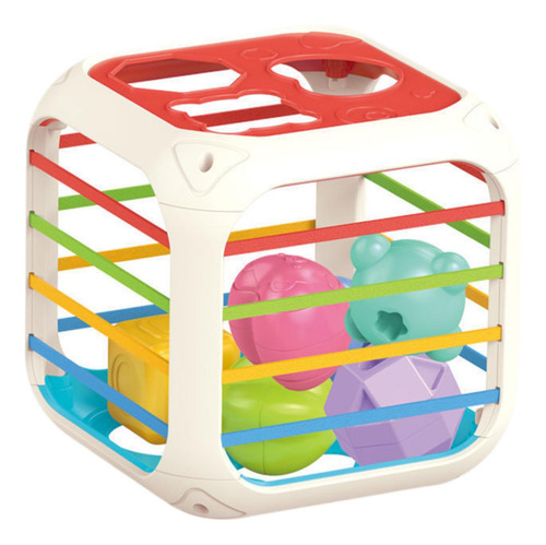 Actividad Cube Bin De Forma Sensorial Bloques Accesorios
