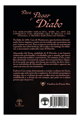 Para Pagar O Diabo, De Kate Bateman. Editorial Leabhar Books Editora, Tapa Mole, Edición 1 En Português, 2023