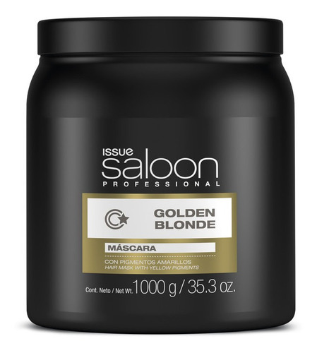 Mascara Issue Saloon Golden Blonde Pigmentos Amarillos 1 Kg
