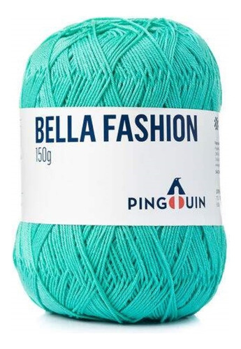 Fio/linha Algodão Pingouin Bella Fashion 150g Cor 2699- Verde Piscina