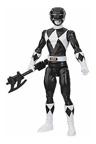 Power Rangers Mighty Morphin Black Ranger 12 Pulgadas Figura