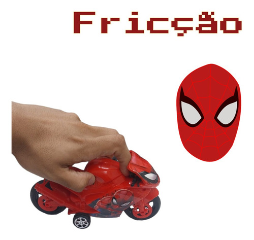 Moto À Fricção Marvel Spider-man - Etitoys