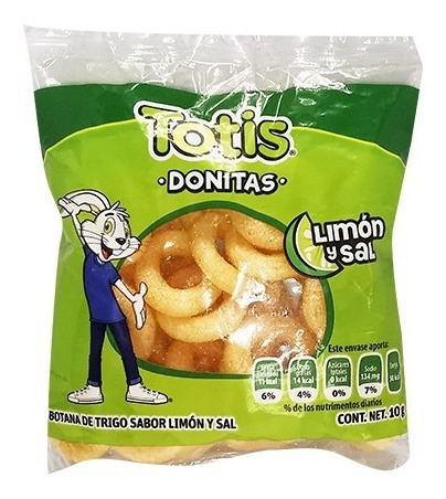 Imagen 2 de 3 de Chicharrones Totis Sal Y Limón 25 Pzas