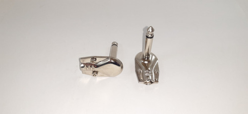 Imagen 2 de 4 de Conector 6.5mm. Plug 1/4 Mono Metal Tipo L