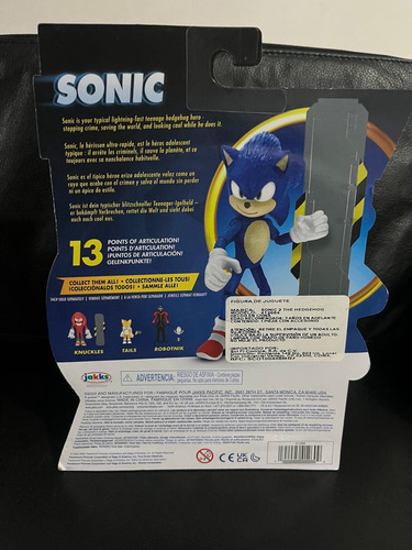 Sonic Figura Jakks Pacific Sega Nuevo De Colección (Usado)