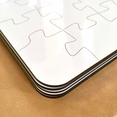Imagen 4 de 10 de Rompecabezas Sublimable Puzzle Mdf 24x16 Cm 24 Piezas 5 Unid