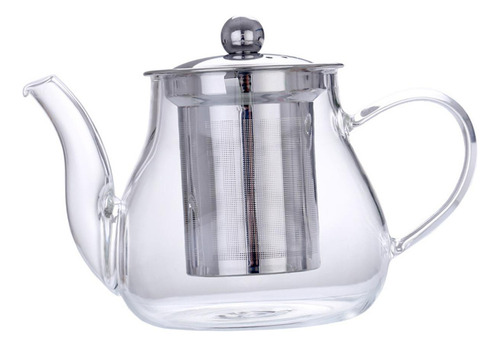 Tetera De Vidrio Transparente, Té De Kung Fu Soplado 400ml