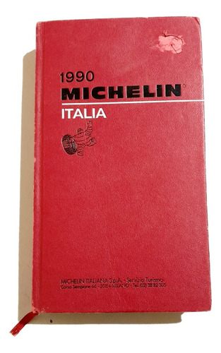 Michelin. Guía Turística Publicitaria. Libro. Italia 1990