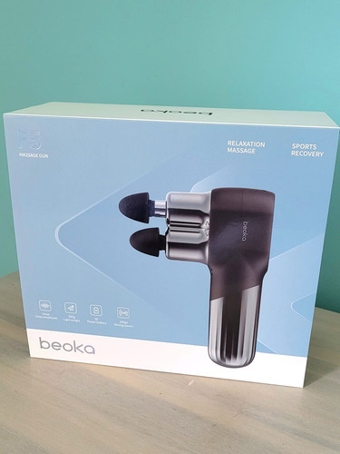 Pistola Masajeadora Beoka Modelo 2025 Negro