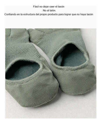 5 Pares De Calcetines Transpirables De 5 Dedos Para Hombre