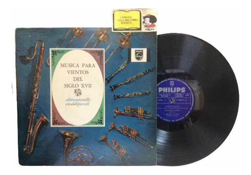 Lp - Acetato - Vivaldi - Música Para Vientos Siglo 17 - 1965