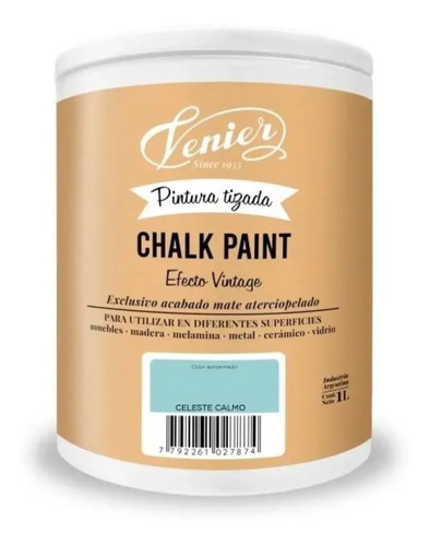 Chalk Paint Venier Tizada 8 Colores | 1 Litro Flores