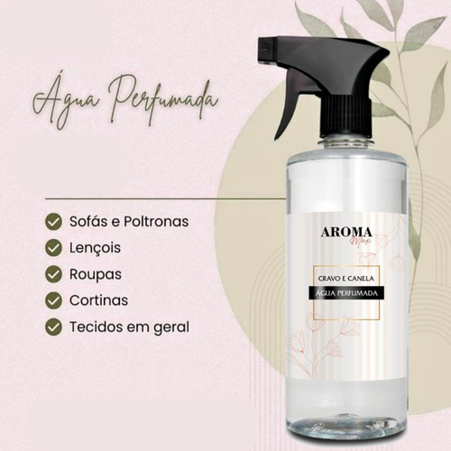 Água Perfumada Cheirinho P/ Casa Tecidos Bancos Sofa Camas