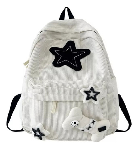 2025 Bonita Mochila Estética Y2k Con Estampado De Estrellas