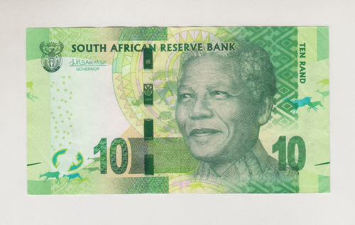 Billete Sudafrica 10 Rand 2016 Nelson Mandela (c85)
