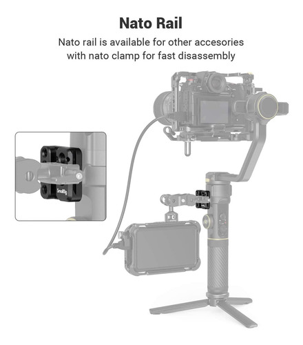 Smallrig Placa De Montaje Lateral Para Zhiyun Crane 2s Estab