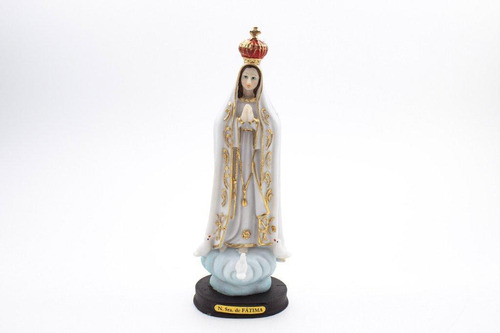 Imagem Nossa Senhora De Fatima Resina 20 Cm