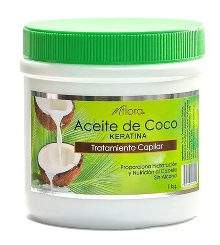 Crema Tratamiento Capilar Aceite De Coco 1 Kilo