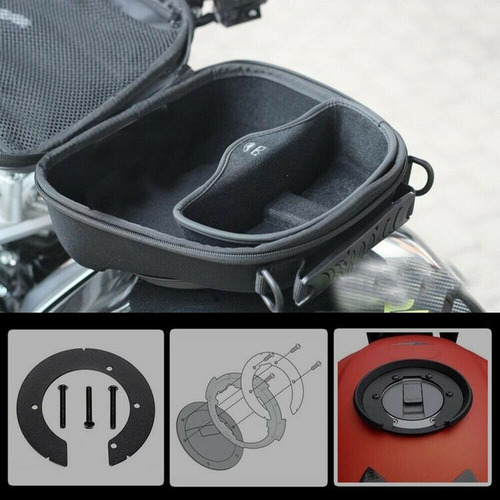 Imagen 4 de 10 de Maleta Tanque Bmw Ducati Ktm Tank Bag Bolsa 1250gs 850gs