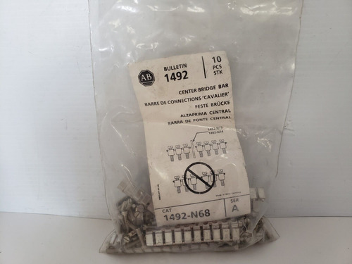 Allen Bradley 1492-n68 Center Bridge Bar Series A (bag O Bbd