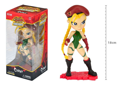 Action Figure Cammy - Street Fighter Knockouts - Cryptozoic
