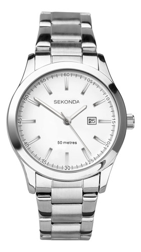 Reloj Sekonda Taylor Para Mujer, Caja Plateada Y Brazalete D