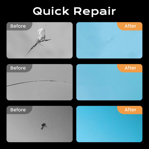 Kit De Reparación De Parabrisas Diy Windshield 2 Pack