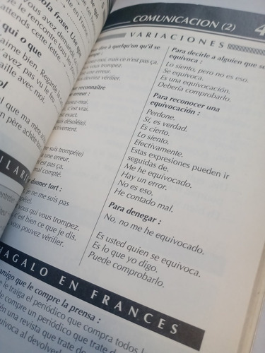 Imagen 5 de 5 de El Francés Claro Que Sí Curso Francés Solo Libro