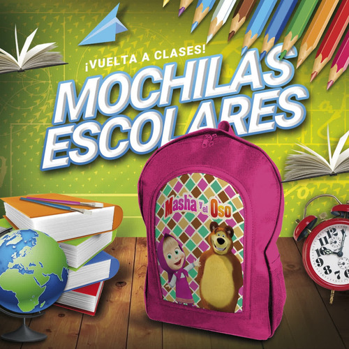 Kit Imprimible Mochilas Escolares Para Sublimar M2