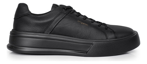Zapatilla Cuero Hombre Zapato Liso Cordon Elastico Briganti