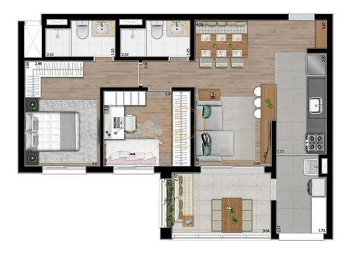 Apartamento Com 2 Dormitório(s) Localizado(a) No Bairro Vila Mariana Em São Paulo / São Paulo - 4120:908024