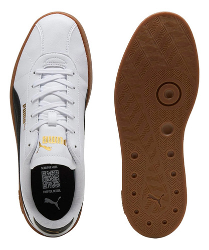 Tenis Puma Club Ii Sl Unisex Casuales Y Cómodos - 39744506 Blancos Retro Moda Urbana