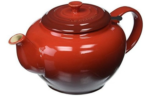 Le Creuset Gres Grande Tetera Con Acero Inoxidable De Infuse